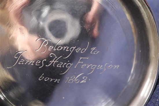 An early George I Britannia standard silver mug, Nathaniel Lock, London, 1715, 9cm.